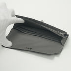 Hermes Kelly Pocket Wallet Madame Grismeyer Gray Silver Clutch — view 7