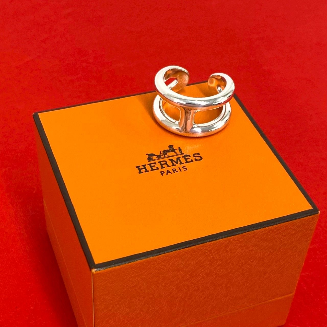 Hermes Osmose PM Ring 925 Sterling Silver