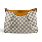 Louis Vuitton Syracuse PM Cross Belt Bag Damier Azur Leather — view 4