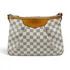 Louis Vuitton Syracuse PM Cross Belt Bag Damier Azur Leather — view 3