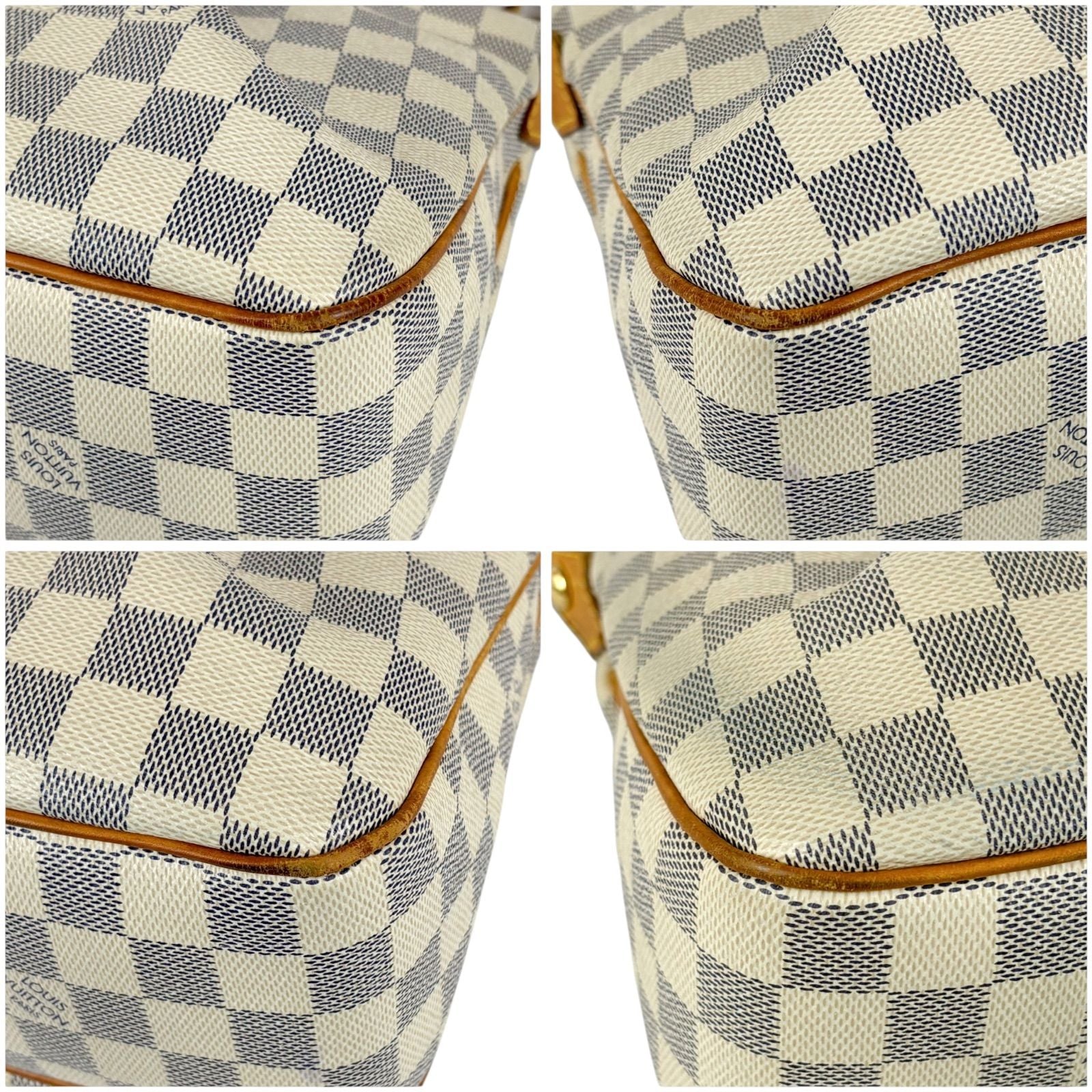 Louis Vuitton Syracuse PM Cross Belt Bag Damier Azur Leather — view 7