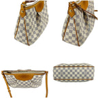 Louis Vuitton Syracuse PM Cross Belt Bag Damier Azur Leather — view 5