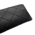 Chanel Chain Shoulder Bag Quilted 2.55 Mini Aged Calf Leather Black — view 9