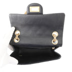Chanel Chain Shoulder Bag Quilted 2.55 Mini Aged Calf Leather Black — view 6