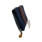 Hermes Bifold Wallet Fourre Tout Purse PM Navy Brown — view 4