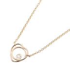 Hermes Necklace Vertege Coule TPM 39.5 41.5 cm 18k Pink Gold Diamond