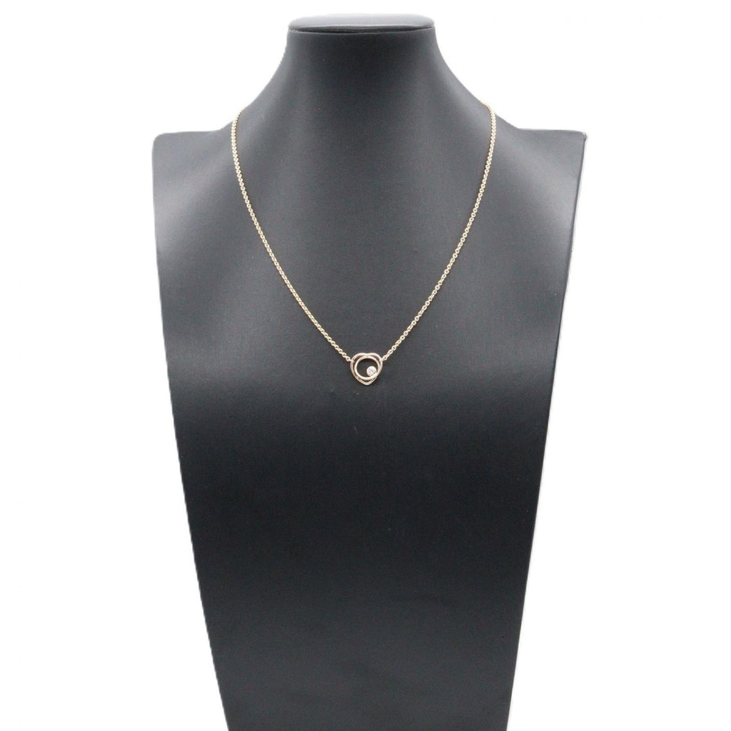 Hermes Necklace Vertege Coule TPM 39.5 41.5 cm 18k Pink Gold Diamond — view 6