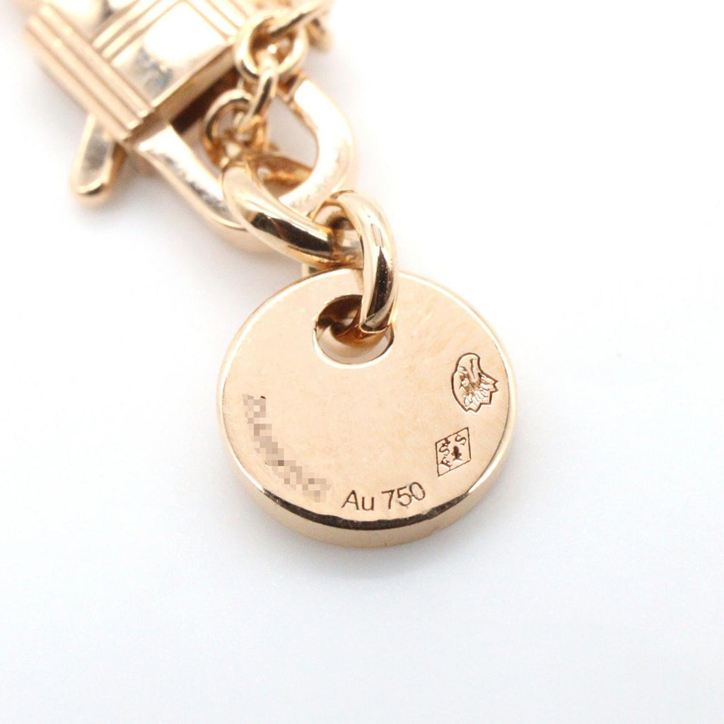 Hermes Necklace Amulet Kelly Black Jade 38 40 cm 18k Pink Gold Shade — view 7