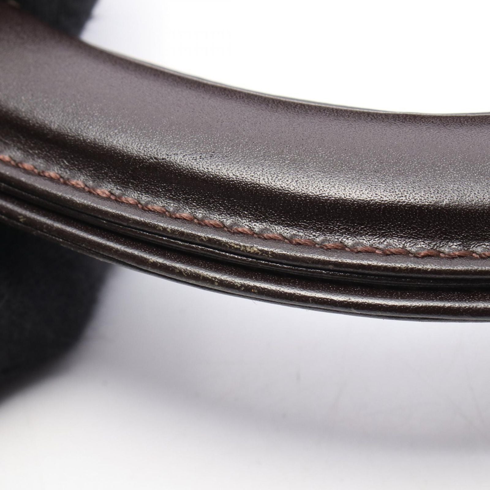 Fendi Tote Zucca Brown Black Canvas Leather — view 6