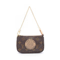 Louis Vuitton Handbag Mini Pochette T&b Canvas Leather T&b