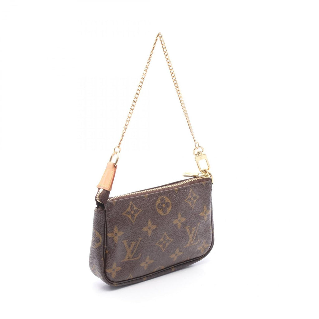 Louis Vuitton Handbag Mini Pochette T&b Canvas Leather T&b — view 2
