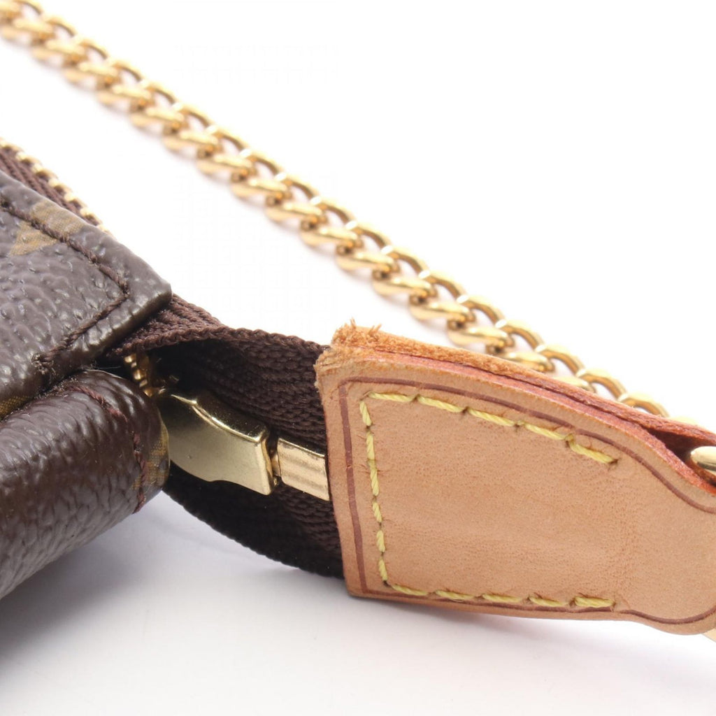Louis Vuitton Handbag Mini Pochette T&b Canvas Leather T&b — view 8