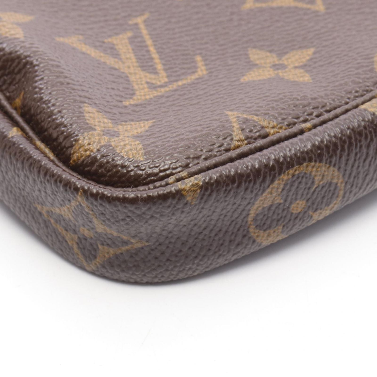 Louis Vuitton Handbag Mini Pochette T&b Canvas Leather T&b — view 7