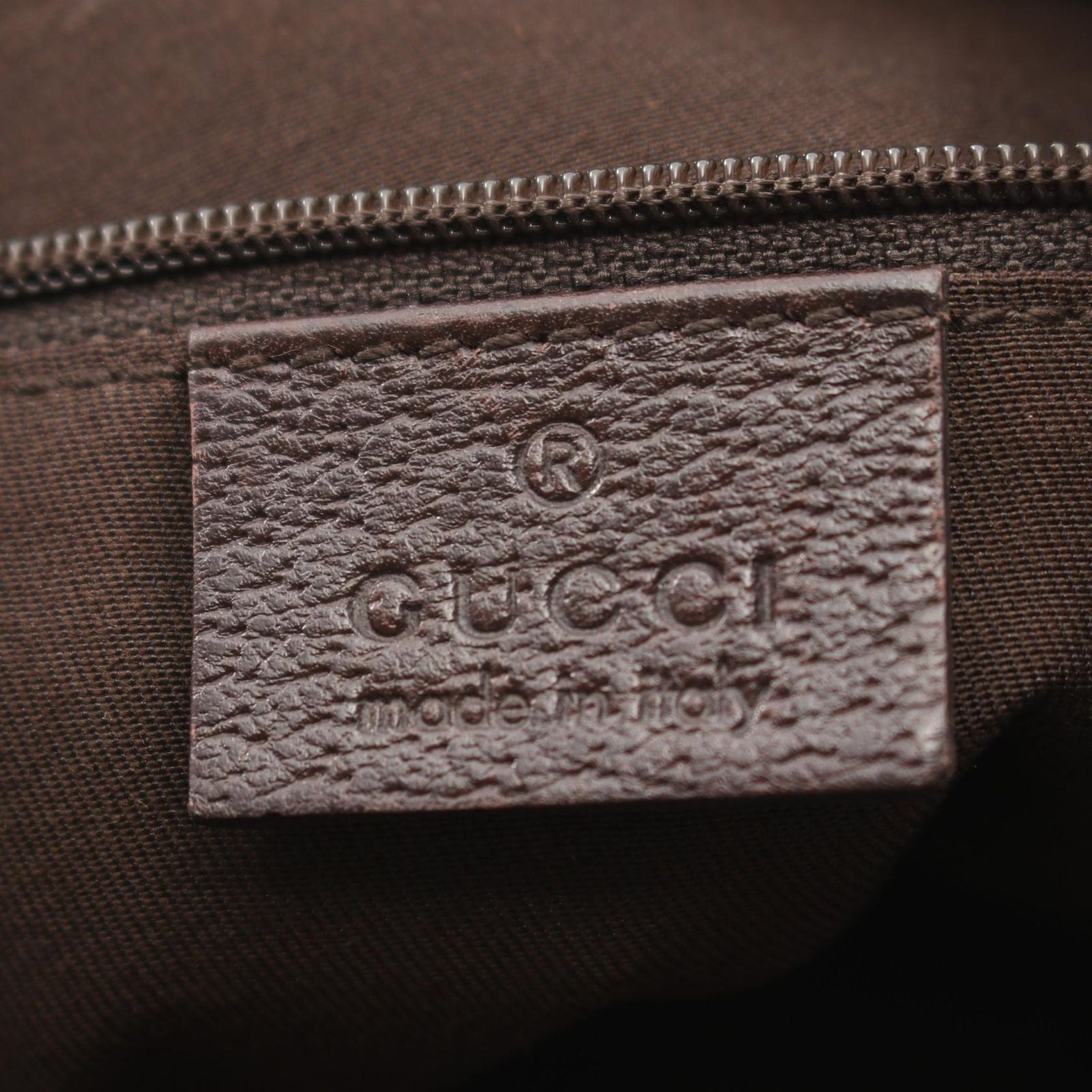 Gucci Shoulder Bag Abbey GG Canvas Beige Dark Brown — view 4