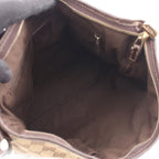 Gucci Shoulder Bag Abbey GG Canvas Beige Dark Brown — view 3