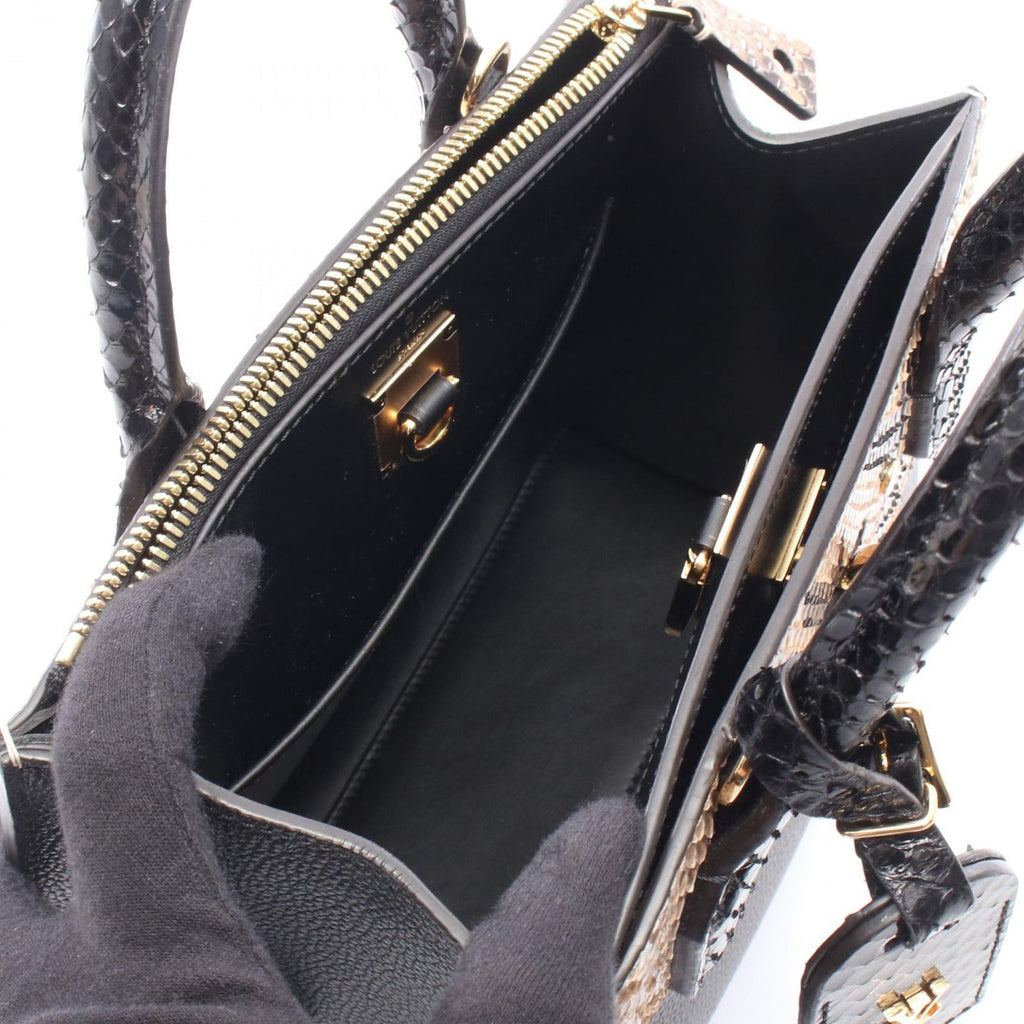 Louis Vuitton Handbag City Steamer Mini Noir 2-Way Leather Exotic Cles the — view 3
