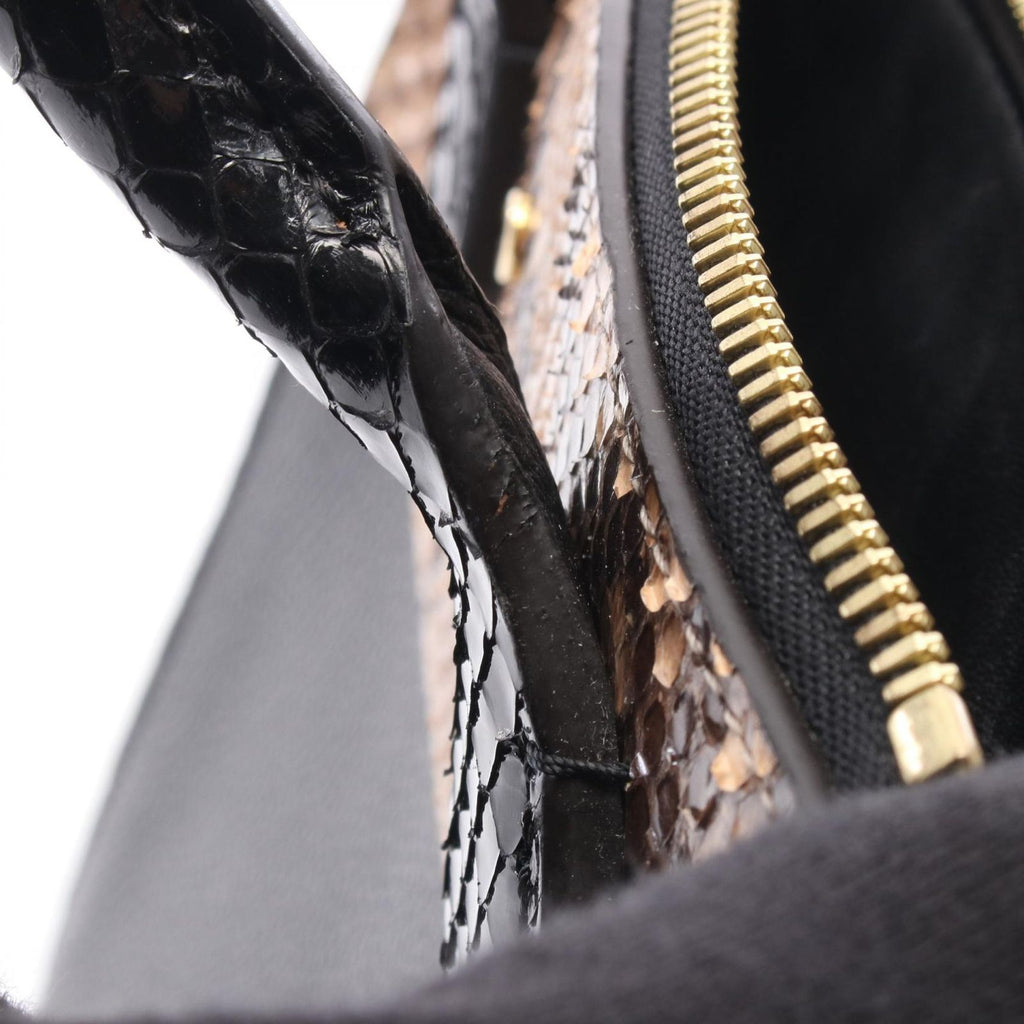 Louis Vuitton Handbag City Steamer Mini Noir 2-Way Leather Exotic Cles the — view 8