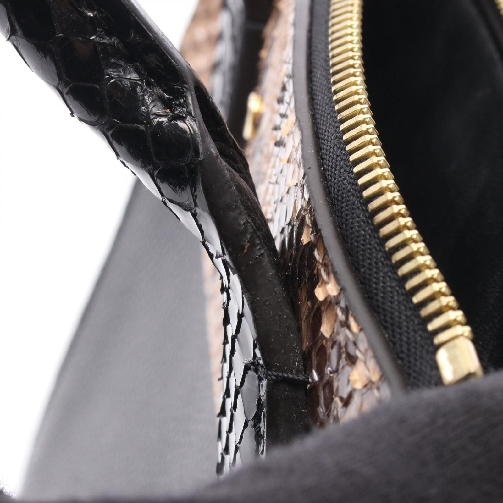 Louis Vuitton Handbag City Steamer Mini Noir 2-Way Leather Exotic Cles the — view 8