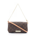 Louis Vuitton Handbag Favorite PM 2-Way Canvas Leather