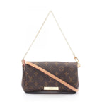 Louis Vuitton Handbag Favorite PM 2-Way Canvas Leather