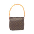 Louis Vuitton Shoulder Bag Looping MM Canvas Leather