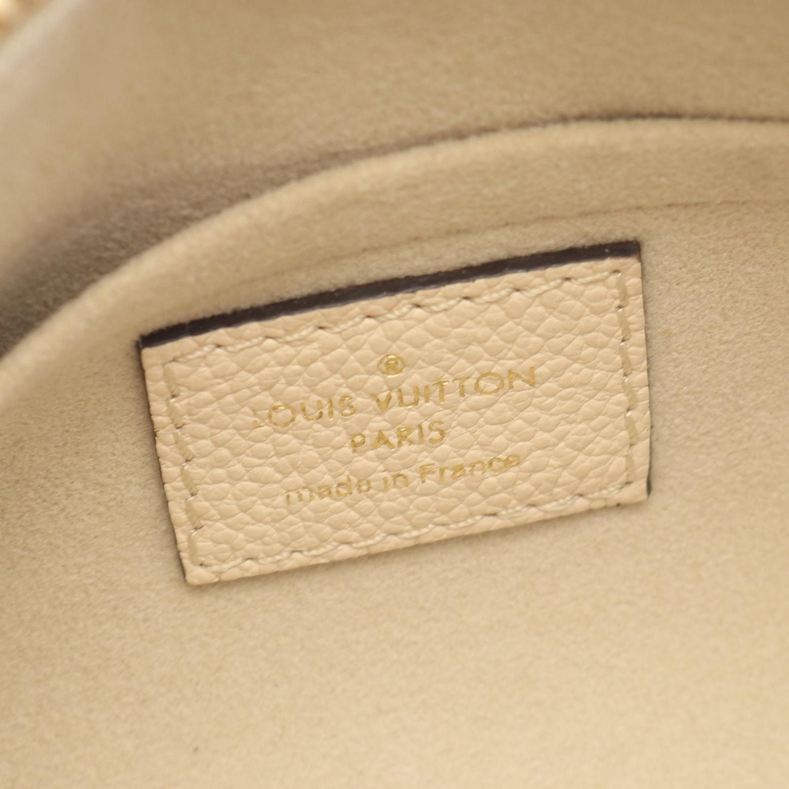 Louis Vuitton Handbag Papillon BB 2-Way Cream Saffron Leather — view 4