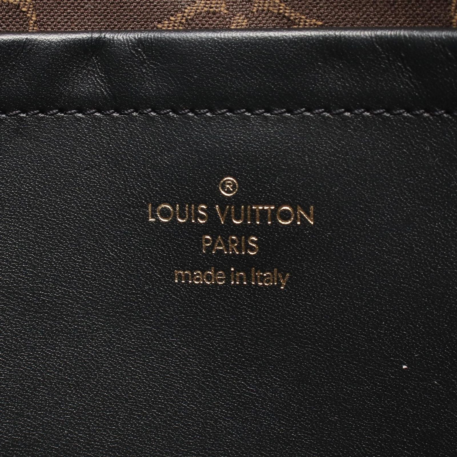 Louis Vuitton Shoulder Bag Utility Crossbody 2-Way Noir Leather — view 4
