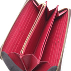 Louis Vuitton Round Wallet Zippy Fuchsia Canvas — view 3