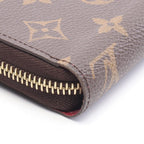 Louis Vuitton Round Wallet Zippy Fuchsia Canvas — view 9