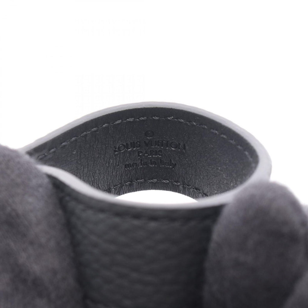 Louis Vuitton Charm Dragonne Noir Leather Key Holder Aerogram — view 3