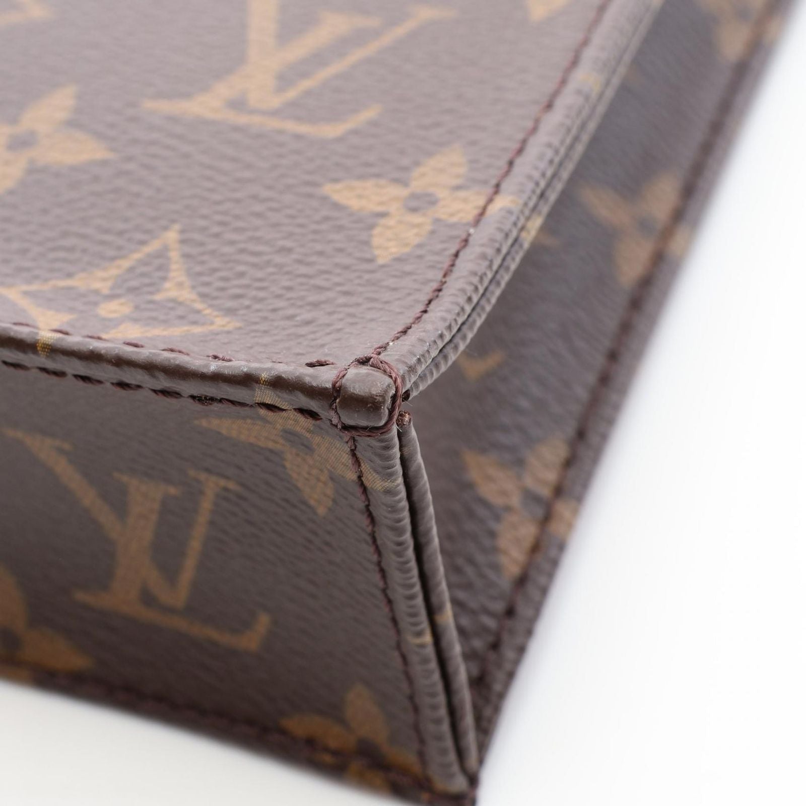 Louis Vuitton Handbag Petite Sac Plat 2-Way Canvas Leather — view 6