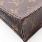 Louis Vuitton Handbag Petite Sac Plat 2-Way Canvas Leather — view 7