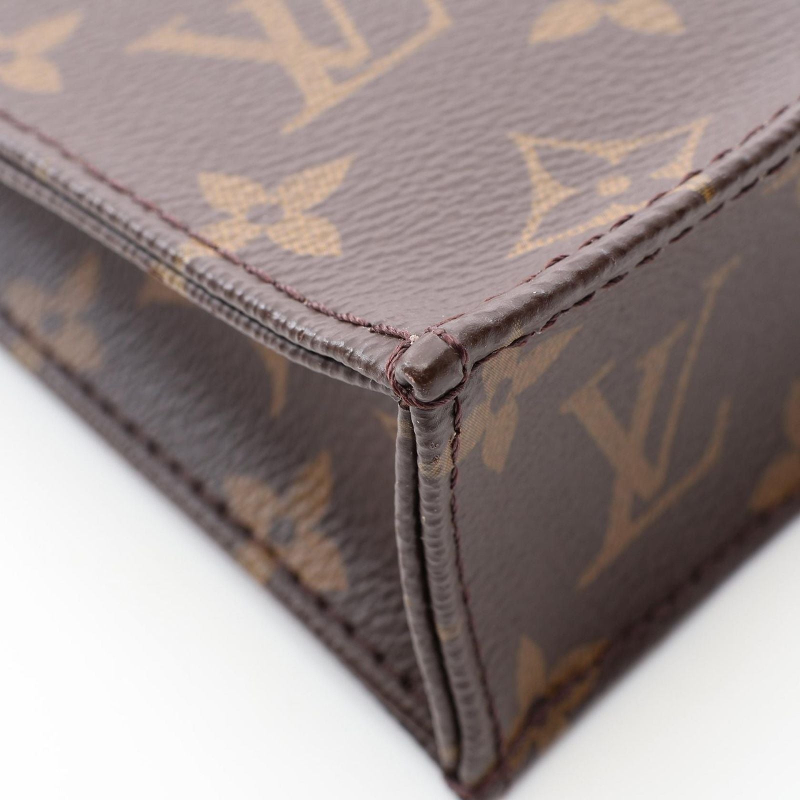 Louis Vuitton Handbag Petite Sac Plat 2-Way Canvas Leather — view 7