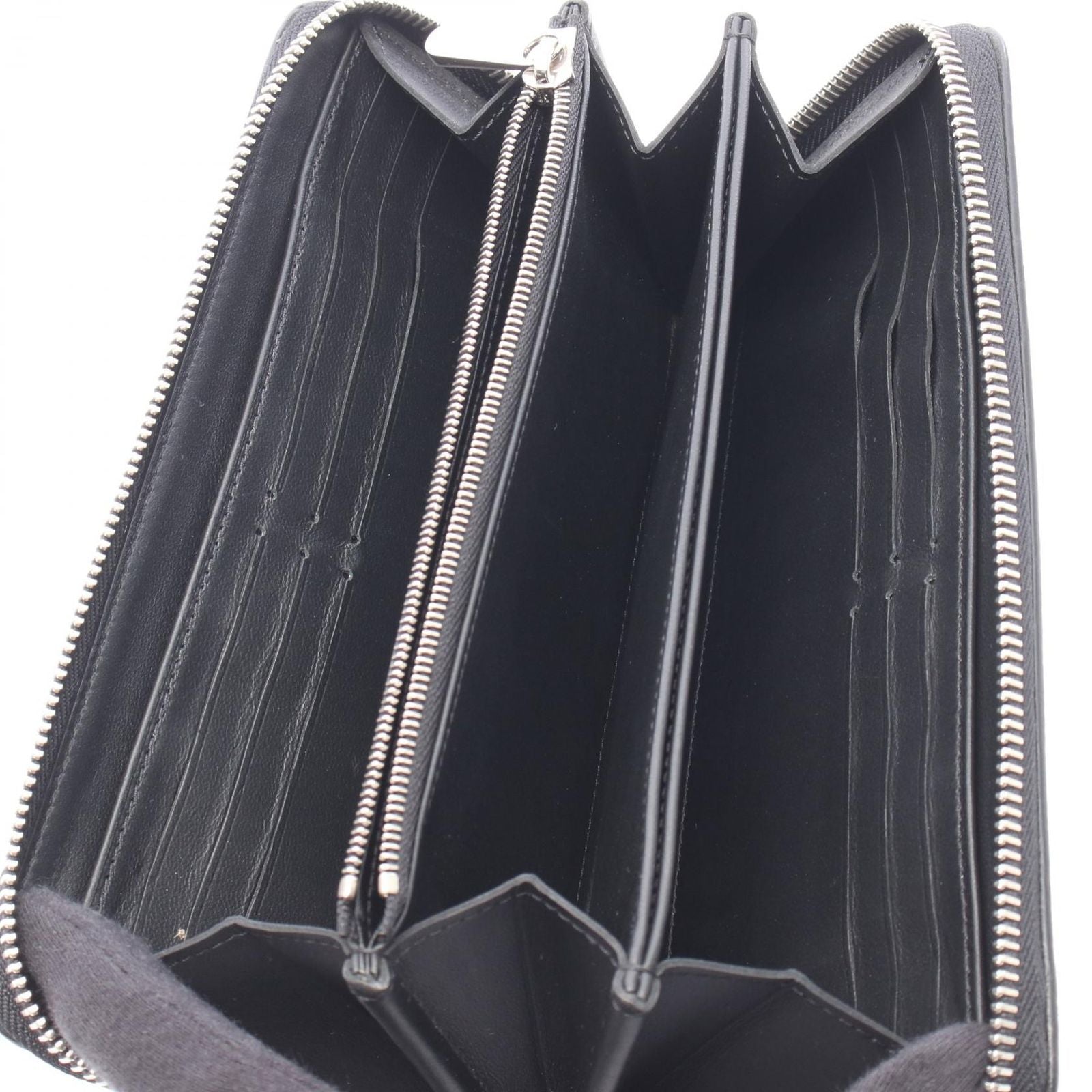 Louis Vuitton Round Wallet Zippy Noir Leather — view 3