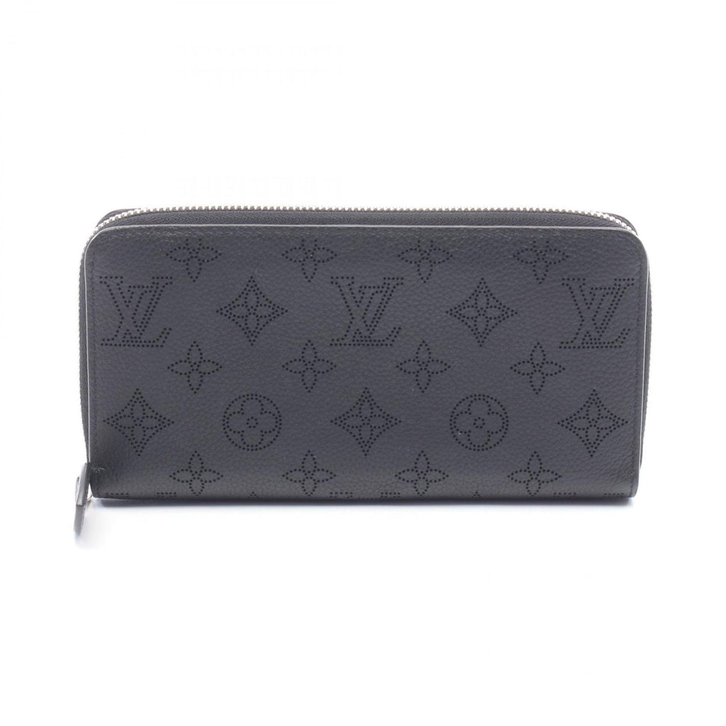 Louis Vuitton Round Wallet Zippy Noir Leather