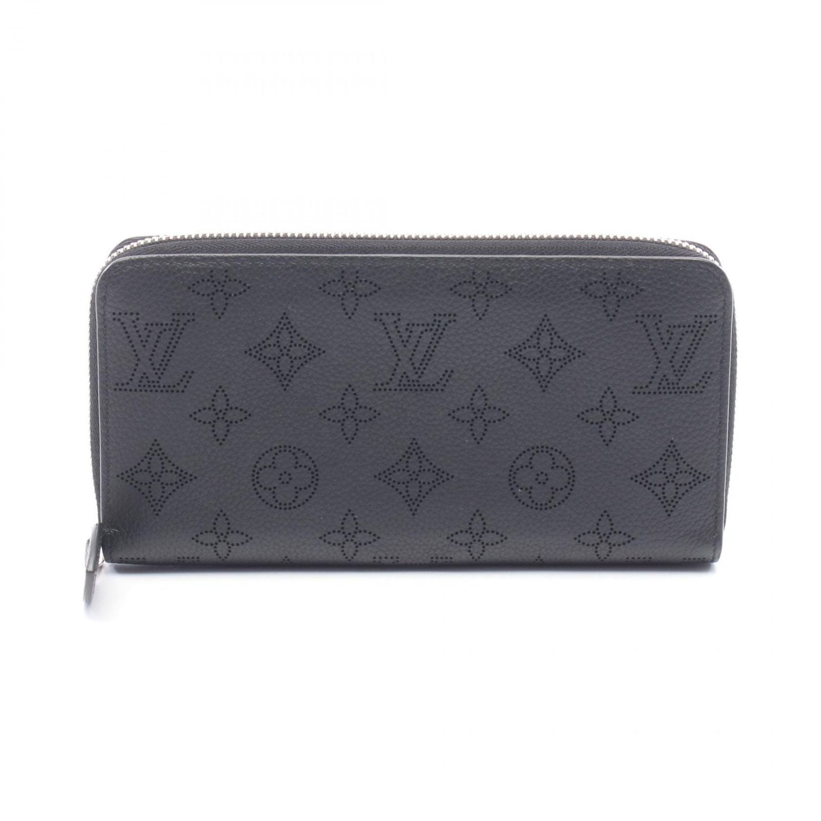 Louis Vuitton Round Wallet Zippy Noir Leather