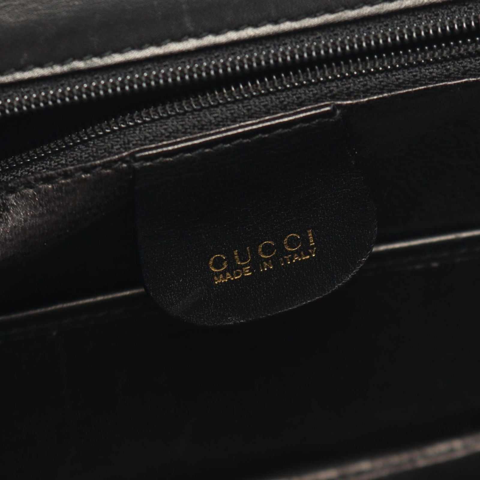 Gucci Handbag Bamboo 2-Way Black Leather Shoulder — view 4