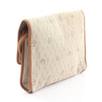 Dior Shoulder Bag Honeycomb Beige Canvas Leather — view 2