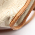 Dior Shoulder Bag Honeycomb Beige Canvas Leather — view 5