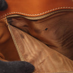Celine Handbag Macadam Brown Canvas Leather — view 5
