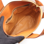 Celine Handbag Macadam Brown Canvas Leather — view 3