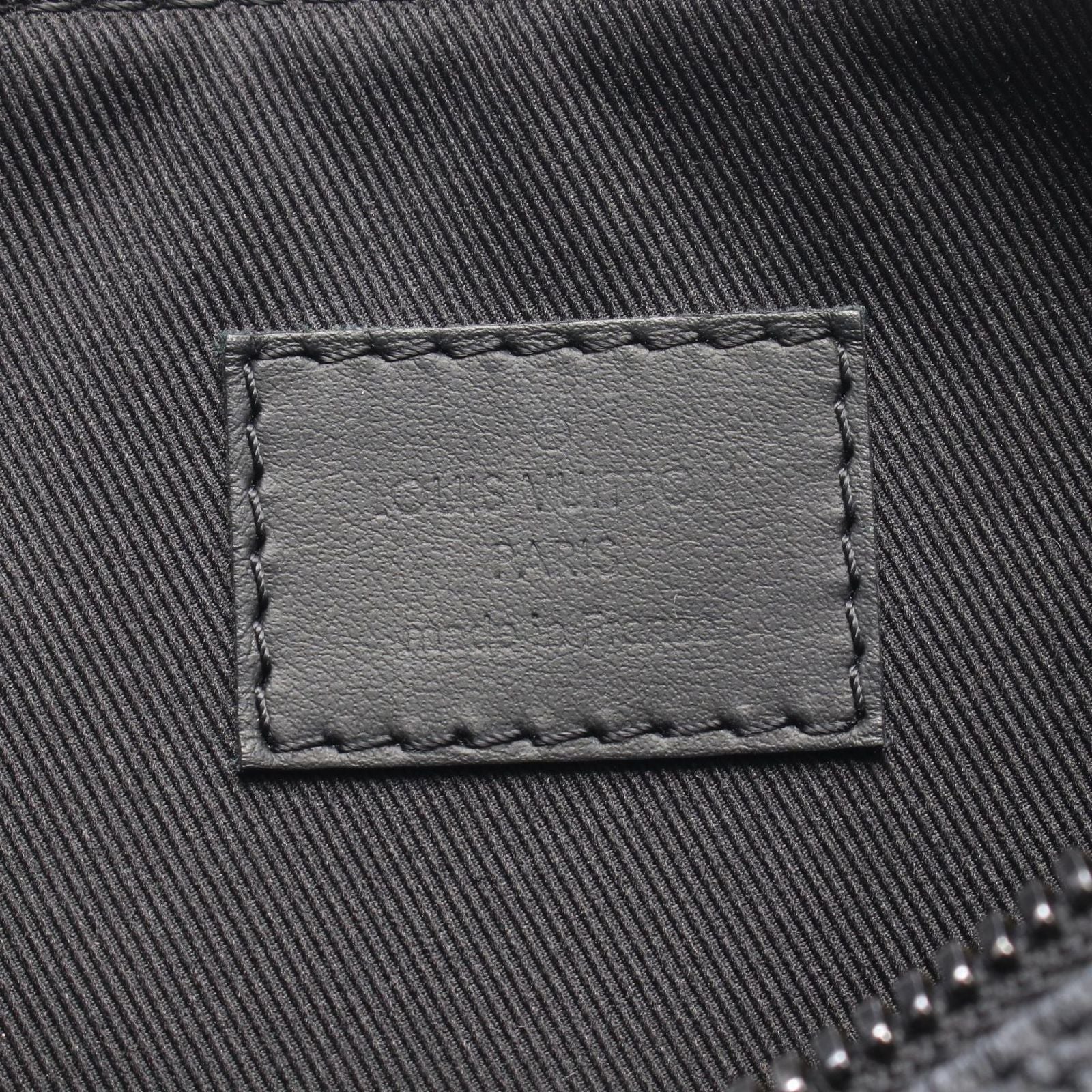 Louis Vuitton Handbag Keepall XS LV Aerogram 2-Way Noir Leather — view 4