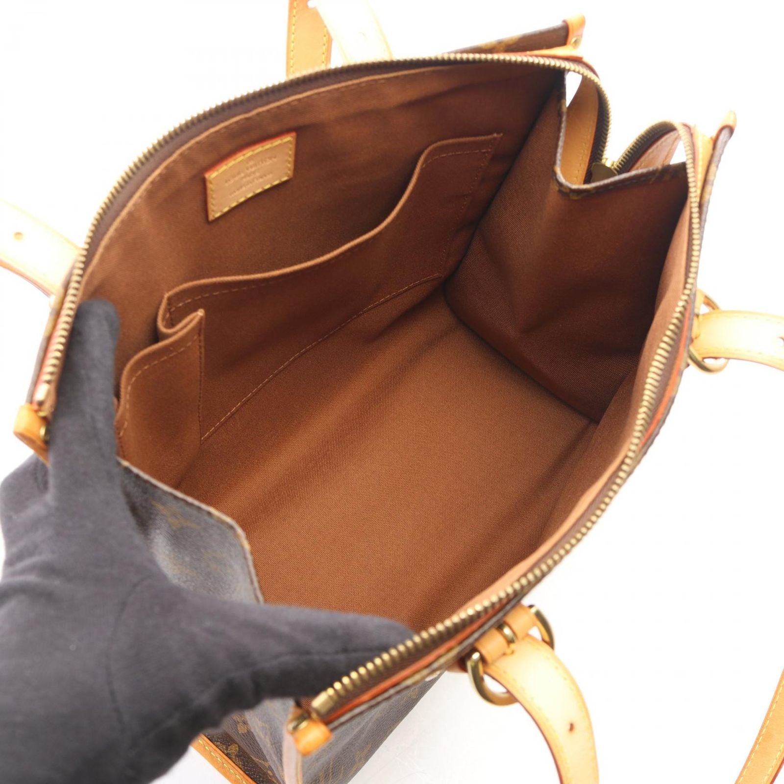 Louis Vuitton Tote Popincourt Canvas Leather — view 3