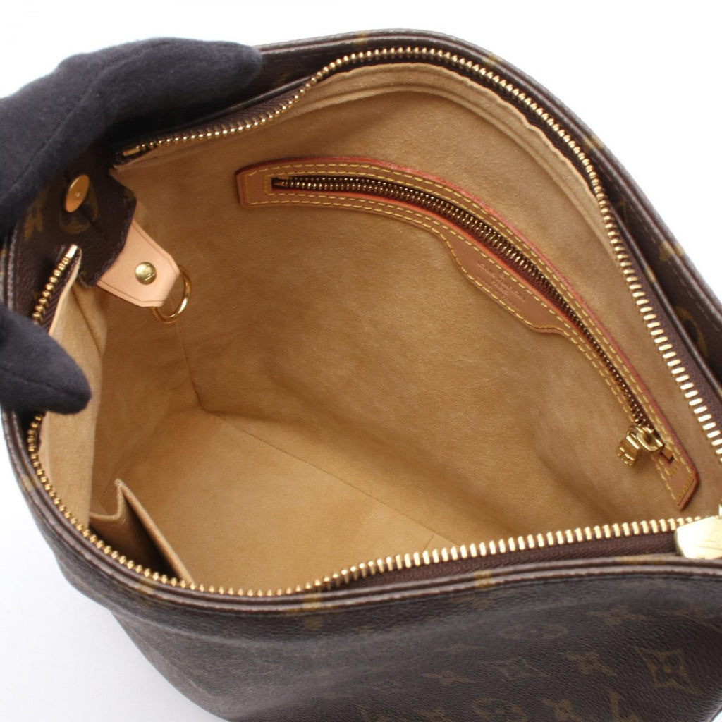 Louis Vuitton Shoulder Bag Looping GM Canvas Leather — view 3