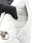 Chanel Shoulder Bag 2.55 Quilted Mademoiselle Chain Silver Leather Double Flap — view 6