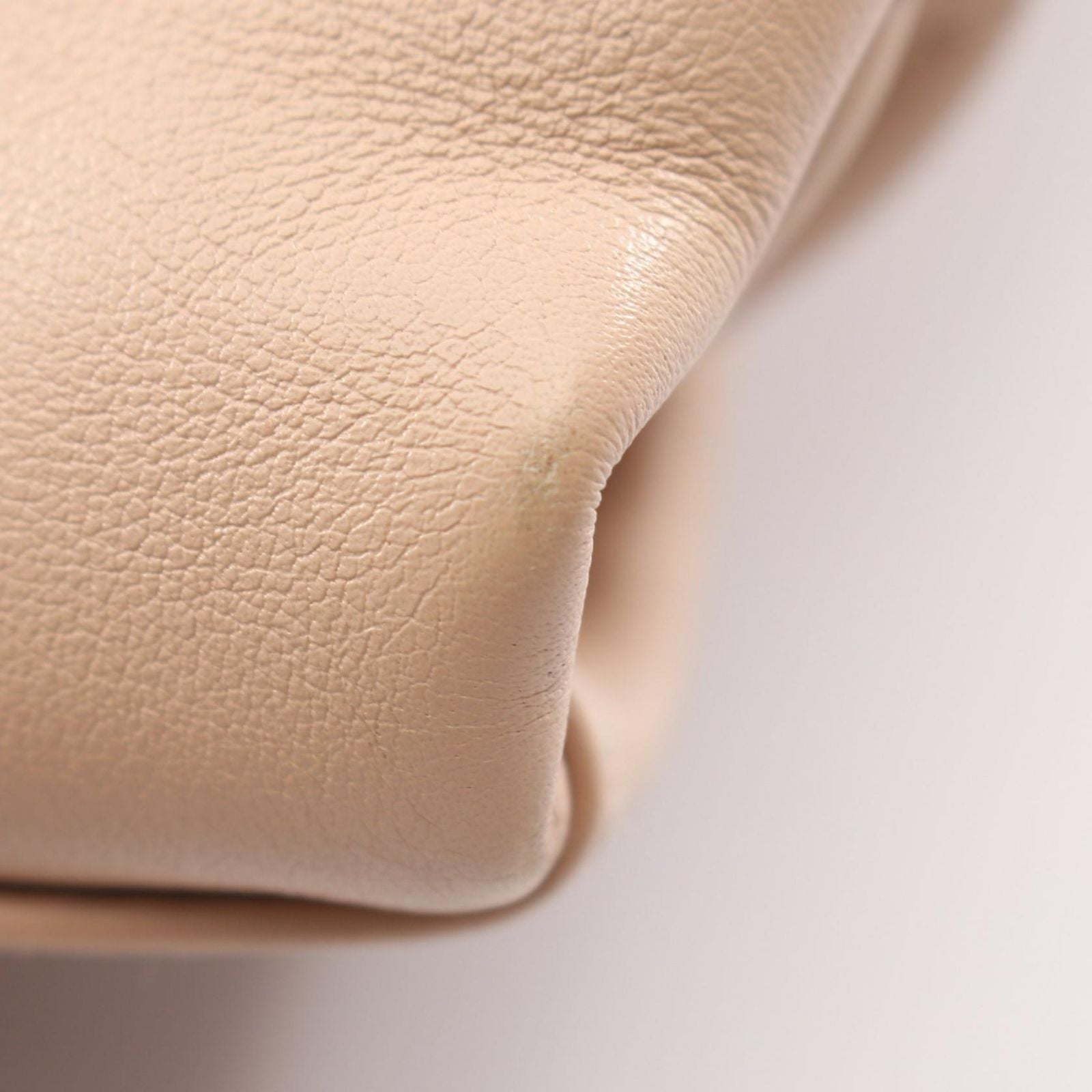 Chanel Shoulder Bag Quilted Milk Tea Lambskin Chain — view 6