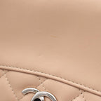 Chanel Shoulder Bag Quilted Milk Tea Lambskin Chain — view 7