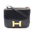 Hermes Shoulder Bag Constance 23 Black Calf
