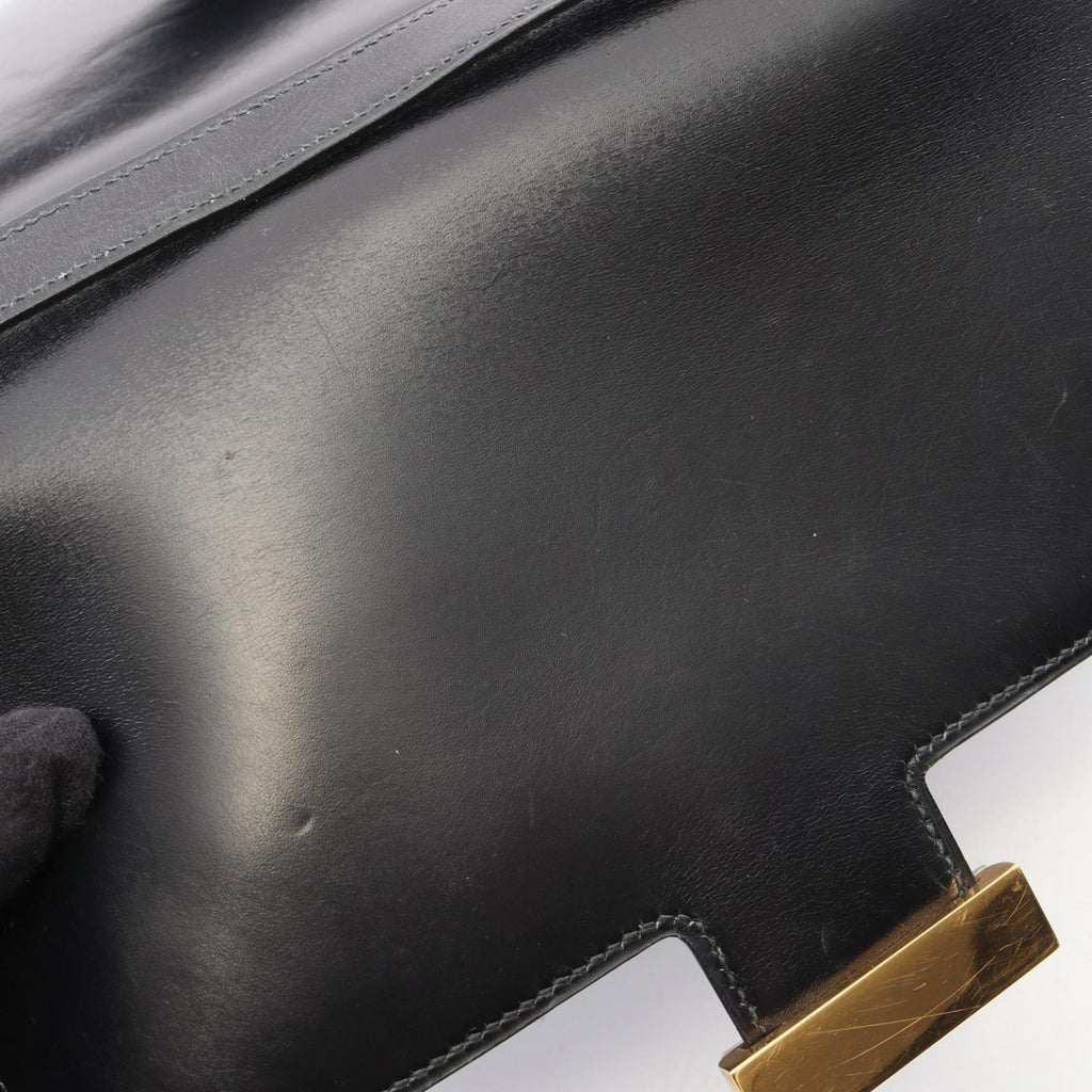 Hermes Shoulder Bag Constance 23 Black Calf — view 8