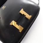Hermes Shoulder Bag Constance 23 Black Calf — view 7